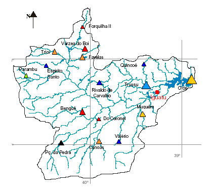 Apesar de açude o Orós, ser o maior reservatório localizado no setor do Alto Jaguaribe, sua contribuição como fonte hídrica nesta sub-bacia é de pouca significância, por se encontrar no trecho final