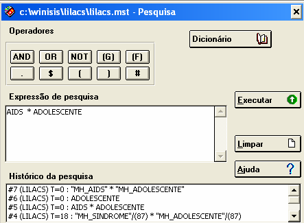 SRIs, componentes, estrutura de arquivos ARQ. ÍNDICES ARQ.