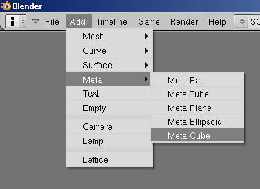 Para criar diversos metaobjetos sem que eles fundam-se em um novo meta-objeto, alterne os modos após cada criação. Metaobjetos criados seqüencialmente no modo Edit Mode são automaticamente agrupados.