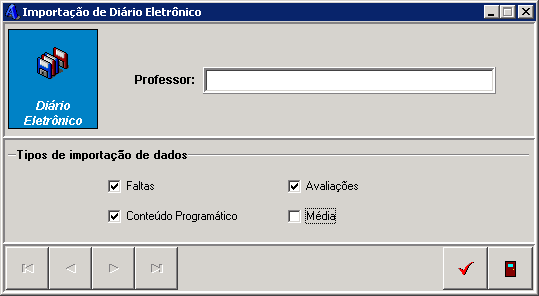 Disponibiliza o lançamento de faltas, notas de avaliações, conteúdo programático etc. com a mesma estrutura do Diário de Classe tradicional.