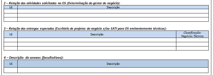 Gestor da área de tecnologia Informar o nome do responsável pelas atividades desenvolvidas na SATI relativas às suas atribuições técnicas para garantir as entregas das demandas da OS.