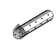 Fig. 05 Geocompostos Geocompostos argilosos (GCL s): são geocompostos fabricados com uma camada de bentonita geralmente incorporada entre geotêxteis de topo e base ou ligadas à uma geomembrana ou à