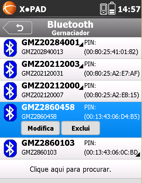 BASE Bluetooth Serão encontrados todos os dispositivos próximos que possuem bluetooth, o