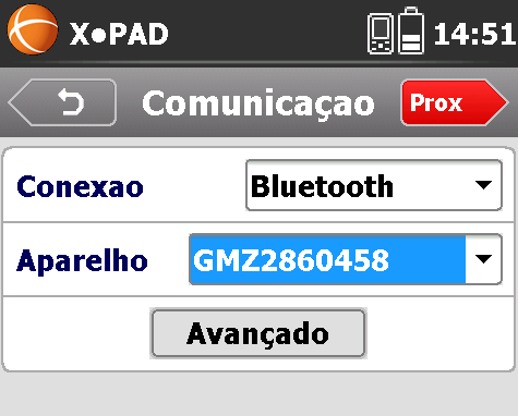 BASE comunicação Agora configure a forma de comunicação.