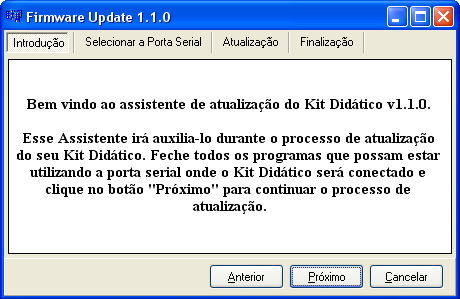 Isso possibilita a adição de funcionalidades e a correção de erros no firmware.