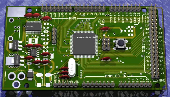 Microcontrolador Reset Cristal ICSP Botão de