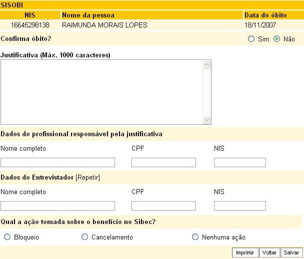 O campo Data da Transmissão deve ser preenchido com a data em que o arquivo com a atualização cadastral foi transmitido à CAIXA.