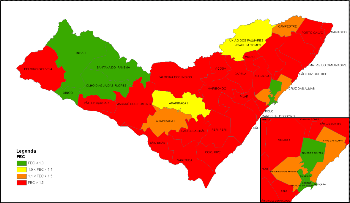 Desempenho DEC por Conjunto versus Limite DEC Regulatório Desempenho FEC por Conjunto versus Limite FEC Regulatório Os índices de qualidade de serviços atingiram o resultado anual melhor que o limite