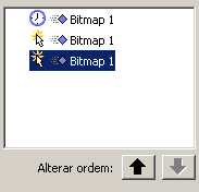 Alterar ordem Este recurso possibilita alterar a ordem de exibição dos objetos no slide.