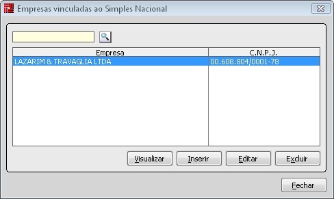 Empresas Para utilização deste Regime de operação é necessário efetuar a configuração das empresas vinculadas ao Simples Nacional, para isto acesse: Faturamento >> Tabelas >>