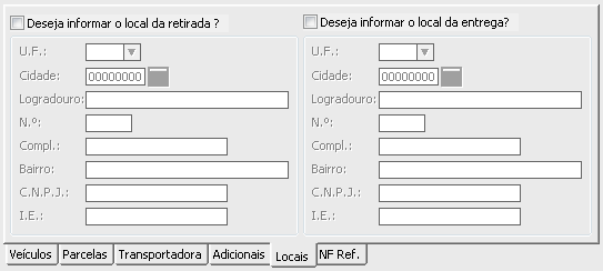 Em Dados Adicionais Automático: será apresentada, se houver, a mensagem digitada no cadastro da natureza de operação selecionada e será impressa nos dados adicionais da nota fiscal.