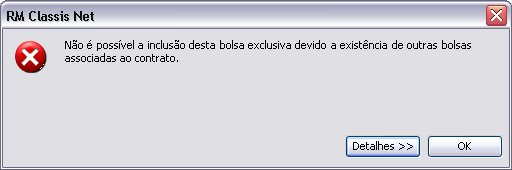 Editar o contrato e selecionar a opção : Bolsas e em seguida.