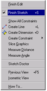 No browser faça duplo clique sobre biela e a seguir duplo clique sobre o Sketch1, primeiro para activar a edição da biela e segundo para activar a edição do esboço.