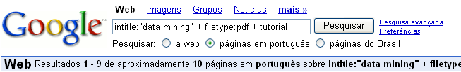 Refinando Buscas com Comandos Mas se você insiste em ler em