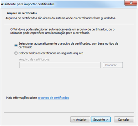 IV. Introduza a senha que recebeu no email com assunto acingov Emissão de certificado digital.