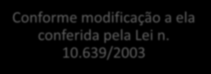 EDUCAÇÃO ESCOLAR QUILOMBOLA BASES LEGAIS Diretrizes e bases da Educação (LDB n.