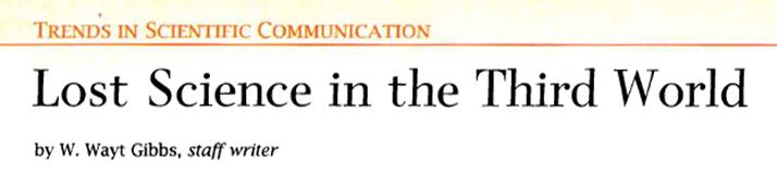 SciELO origens, desenvolvimentos, desafios Scientific American, v.237, p.76-83.