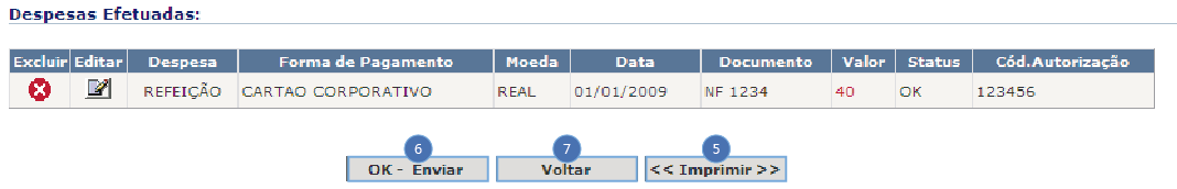 Você deverá preencher todos os campos solicitados e depois clicar em Inserir para que a despesa seja registrada.