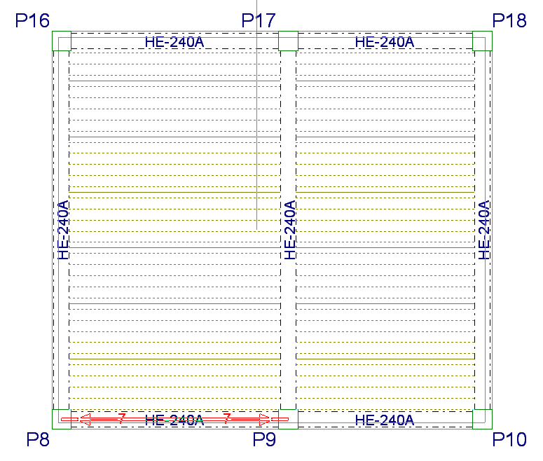 CAD 110 Prima Aceitar. Fig. 3.207 Introduzem-se as lajes de acordo com a figura seguinte.