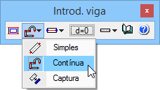 CAD 70 Fig. 3.137 Fig. 3.138 3.3.10. Introdução do grupo 3. Terceira planta Para subir de grupo, prima em. Neste momento, situa-se no grupo 3 na planta Tecto da Cave. 3.3.10.1. Vigas Procede-se à introdução das vigas.