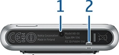 Como começar 9 Parte inferior 1 Conector de carregamento 2 Orifício para correia de pulso Ecrã sensível ao tacto Para controlar o seu dispositivo, toque ligeiramente no ecrã com a ponta dos dedos.