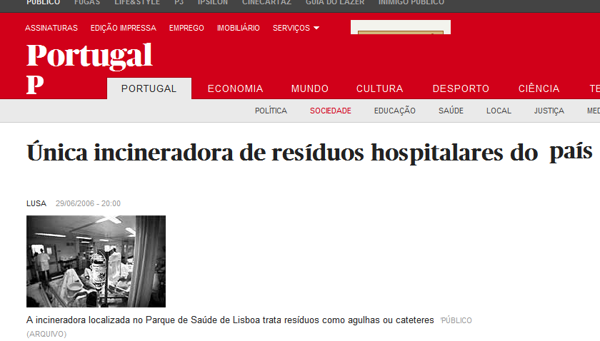 O PERCURSO DO SUCH NA ÁREA DOS RESÍDUOS 1992 Início da Atividade na Área de Gestão e Tratamento de Resíduos (HUC) 1996 Início da Exploração da Central de Incineração de Resíduos Hospitalares