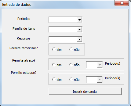 54 FIGURA 6 - Formulário Entrada de Dados. FONTE: O autor (2015).