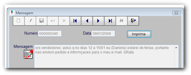 Pedidos a transmitir, aqui é mostrados todos os pedidos que foram digitados, mas que ainda não foram transmitidos, click aqui para ver os itens e preços Se você clicar em cima do numero do pedido a