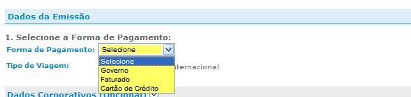 Agora, veja onde ela é finalizada: 1. Após a criação da reserva ou; 2. Após abrir a reserva. Clique aqui para emitir. 2. PAGAMENTO Ao abrir a reserva para emitir, você verá as formas de pagamento liberadas para a sua agência.