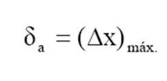 Erro absoluto O erro absoluto de uma medida é indeterminável, porquê? Porque pressupõem o conhecimento do valor exato X, e o valor exato é indeterminável.