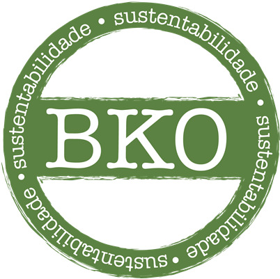 Tripé BKO Tecnologia, sustentabilidade e customização, esses são itens do nosso tripé e está no nosso DNA.