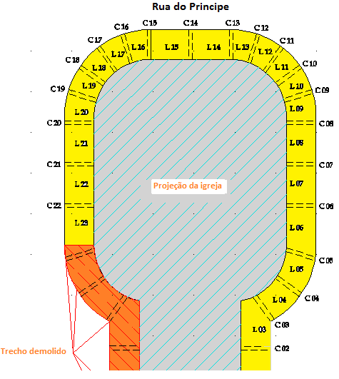 112 4.3.4.1. Marquise M4 A marquise M4 em suas características físicas possui: comprimento longitudinal de 79,64 m, largura (comprimento transversal) de 3,00 m, espessura média da laje de 12 cm e um