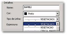 36 11 Tutorial do GeoOffice Como criar elementos de planimetria 1. Após carregar os pontos do seu levantamento do seu levantamento configure as camadas do desenho.