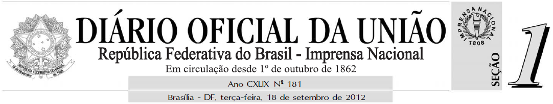 LEI Nº 12.715, DE 17 DE SETEMBRO DE 2012.