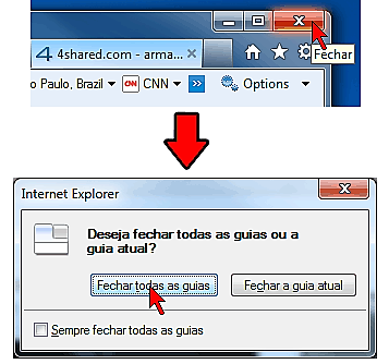 Após o clique, será aberta uma nova guia do Internet Explorer, contendo o arquivo pronto para o download.