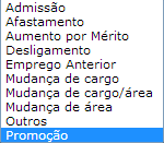 Talento aba Histórico Profissional No Histórico Profissional do talento, podem ser registrados os Empregos anteriores e as posições ocupadas na própria empresa.