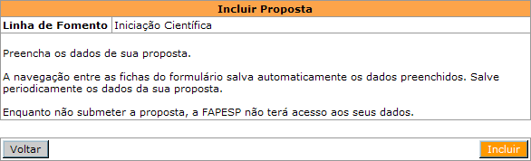 Selecione a opção Iniciação Científica, conforme indicado a seguir: Clique em.