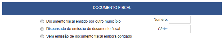 Nota Fiscal Eletrônica do Tomador de Serviços NFTS Versão do Manual: 1.0 pág.