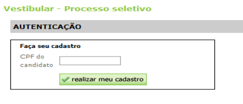 Clique em Inscrições -Técnicos/Ensino Médio depois em Formulário de Inscrição. 3.