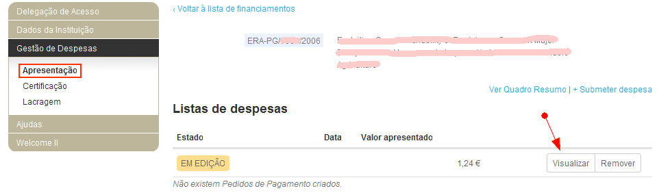 A Valor do documento de quitação negativo A Valor do pagamento negativo A Despesa não suportada por Recibo de Estorno ou Nota de Crédito 9 e com valor linha negativo A Data do registo contabilístico