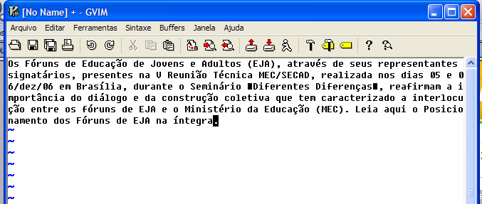 Sobre o VIM (limpador de textos) e Front Page (editor de HTML) O padrão de formatação do Portal (e da maioria dos sites) é Arial 10, mas o editor de texto do Portal não funciona direito.