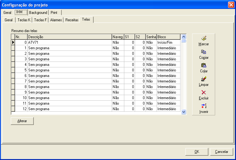 Para configurar a interface do COMBO EXPERT, No menu superior, localizado na janela principal do WINSUP2, selecionar
