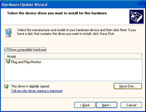 8. Selecione o botão 'Install from a list or specific location [advanced]" (instale a partir de uma lista ou local específico [avançado]) e depois clique no botão 'Next' (seguinte). 9.