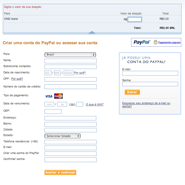 Doações É comum blogueiros pedirem doações. Qualquer pessoa pode criar e usar o botão Doar. O botão "Doar" do PayPal destina-se à arrecadação de fundos.