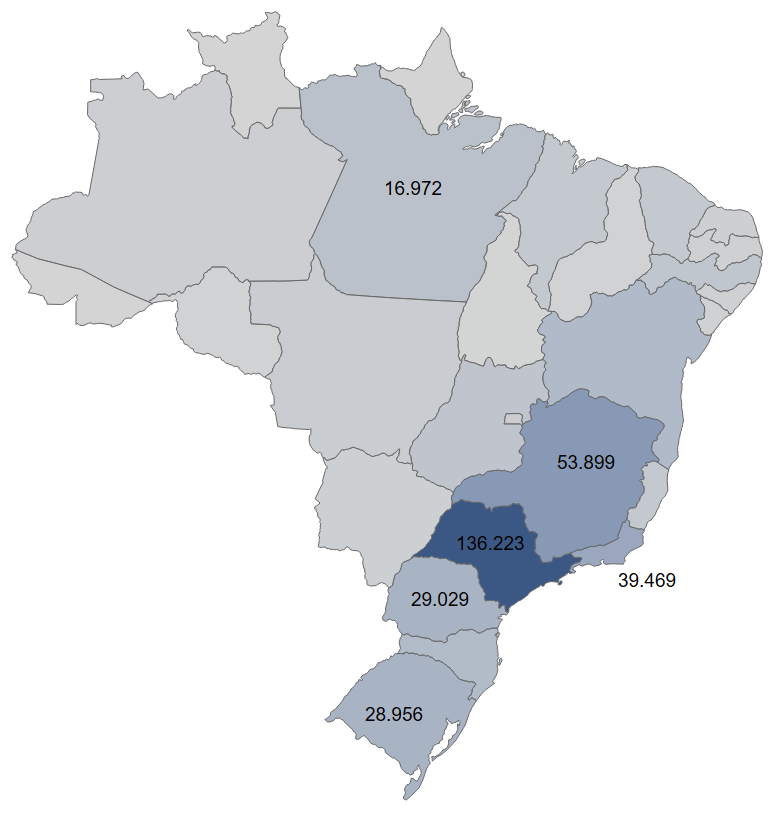 15 Geração e consumo de energia elétrica no Brasil Existe uma dissonância entre a geração e o consumo de energia no país devido a grande participação da energia hidroelétrica na sua matriz