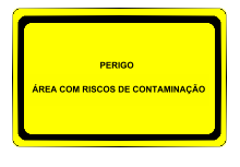 Sinais de Regulamentação Área da ETE Área da Estação Elevatória Sinais de Advertência Área da ETE Área da Estação Elevatória Deverão ser utilizados caracteres tipográficos maiúsculos, sendo adotado