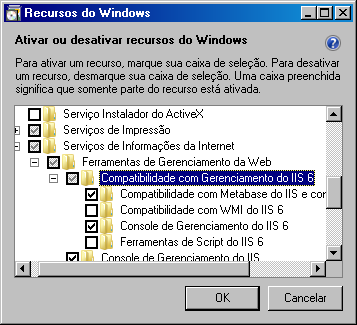 PRONIM TL INTERNET Windows Server esta configuração é realizada em Gerenciador/Funções; Para que o Servidor IIS possa acessar e gravar no diretório é necessário incluir e dar permissão aos grupos de