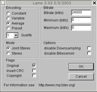 55 of 65 17042006 17:39 5 Agora coloque algo para tocar: Vá em Options Add Input e escolha um arquivo mp3 pra tocar.