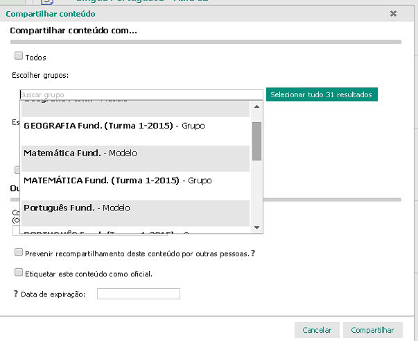 Crie a matriz da página (para uma disciplina) do curso Como gestor do curso é necessário definir as abas relevantes que irão aparecer na página do curso.