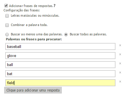 Questão de Texto Para esta questão, o estudante deve responder em suas próprias palavras, ou você pode definir como semi-aberto, onde as notas são de acordo com frases pré definidas na resposta.